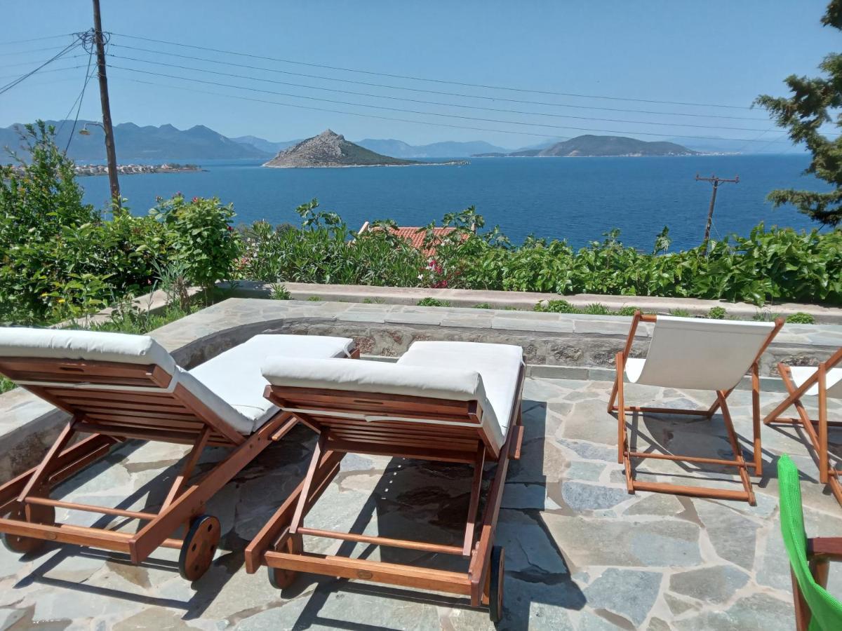 Vila Fantastic House With A Wonderful View Of The Sea Kapotidhes Exteriér fotografie