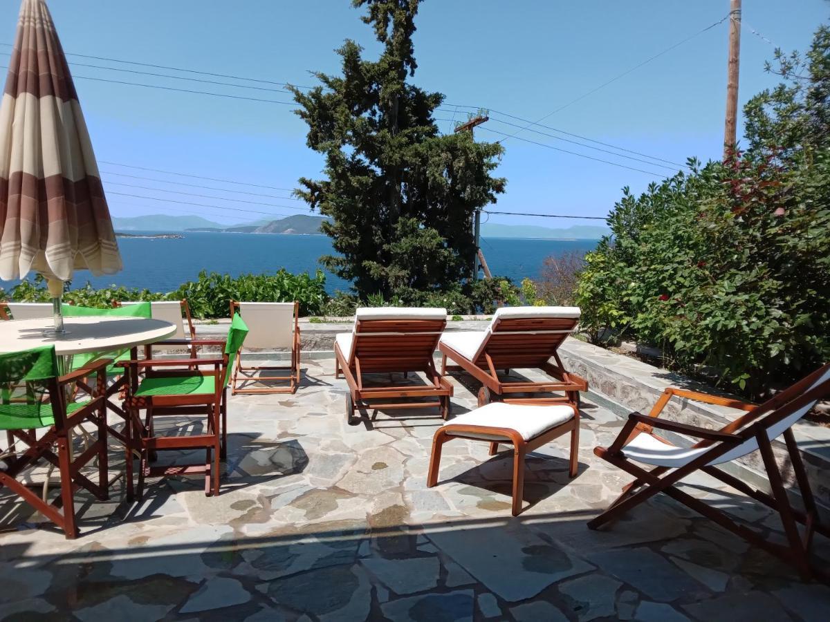 Vila Fantastic House With A Wonderful View Of The Sea Kapotidhes Exteriér fotografie