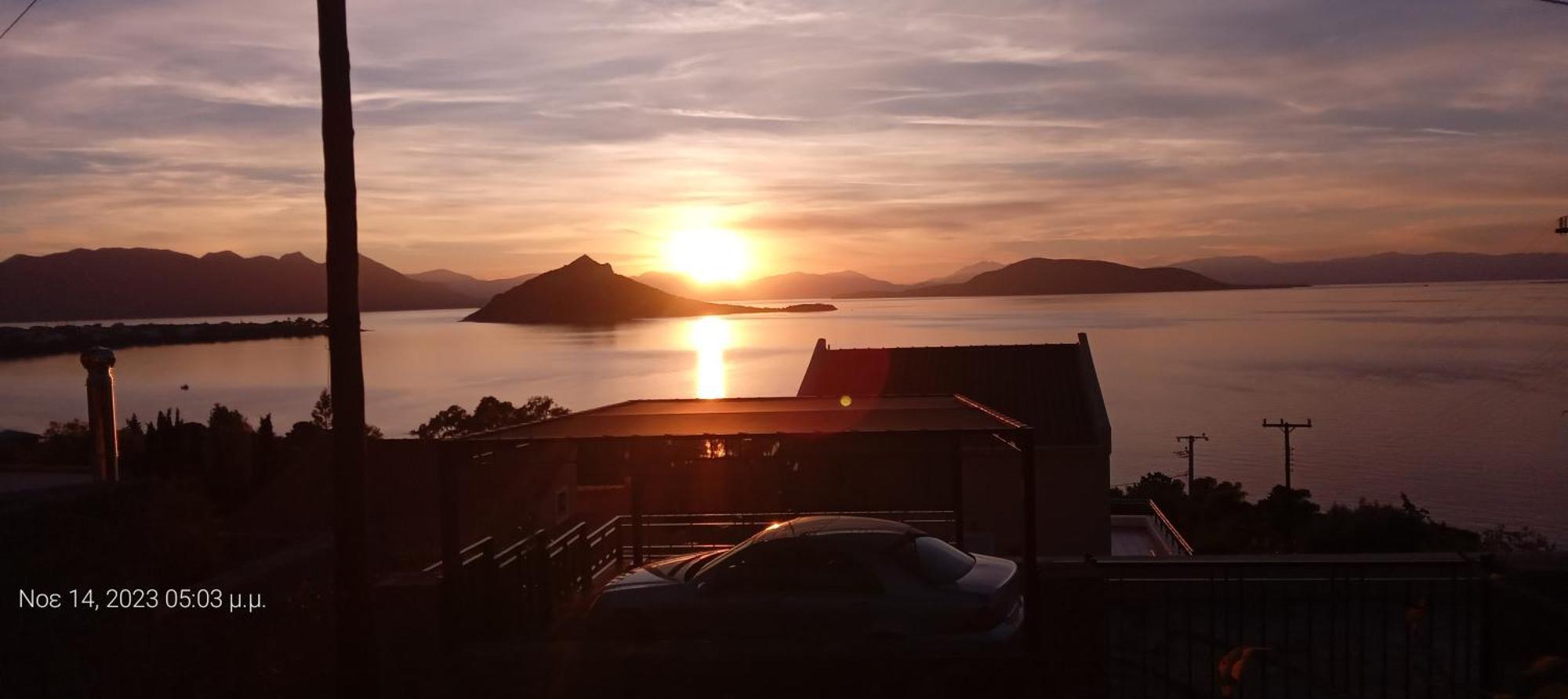 Vila Fantastic House With A Wonderful View Of The Sea Kapotidhes Exteriér fotografie